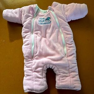 Pink magic Merlin sleep suit